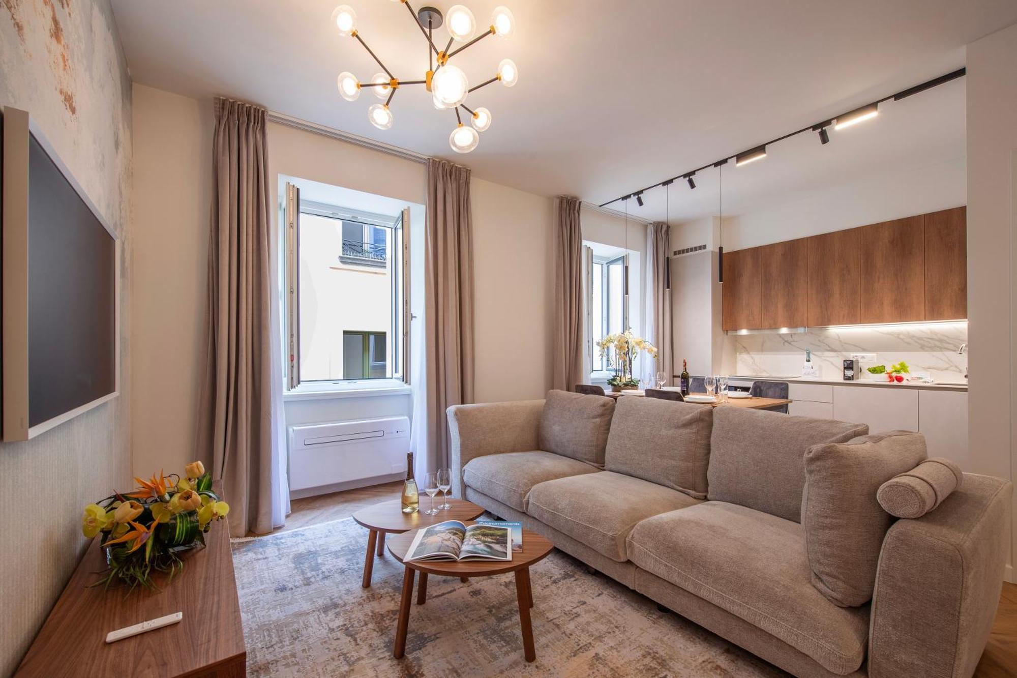Novos Central Apartments 盧加諾 外观 照片